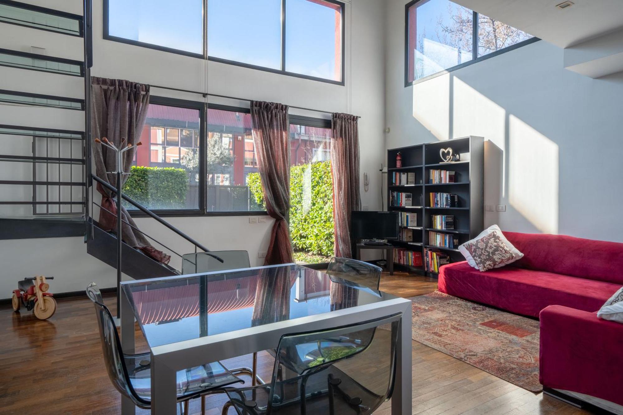 Design Loft - Red Lofty - Collegato A Rho Fiera E Mico, Wi-fi & Parking Appartamento *